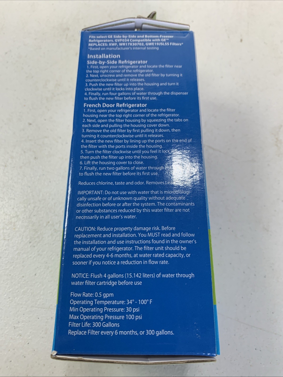 GE Refrigerator Water Filters XWF GREAT VALUE NEW SEALED 6 MONTH 200 GAL