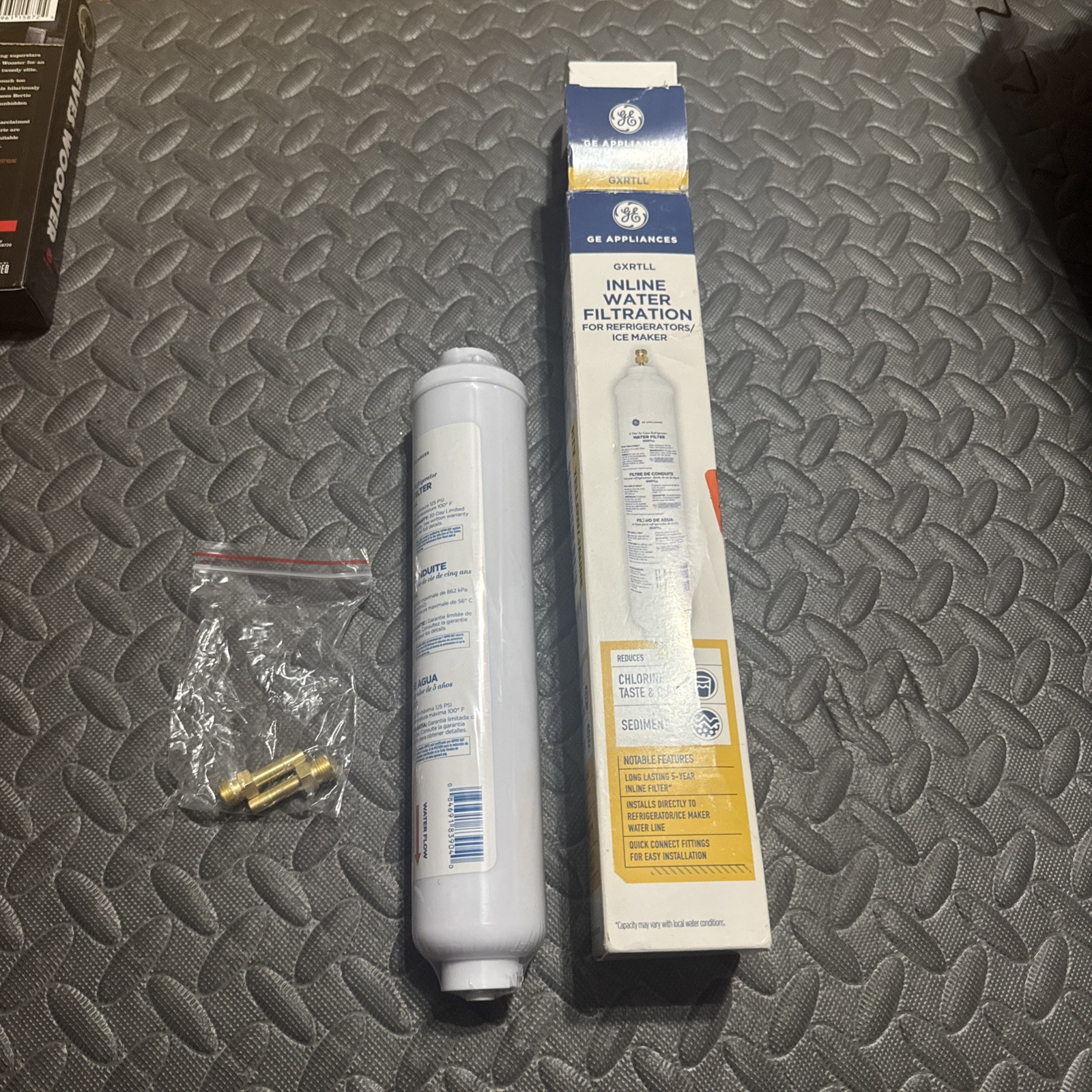 GE Appliances GXRTLL in Line Refrigerator Water Filter Ice Maker