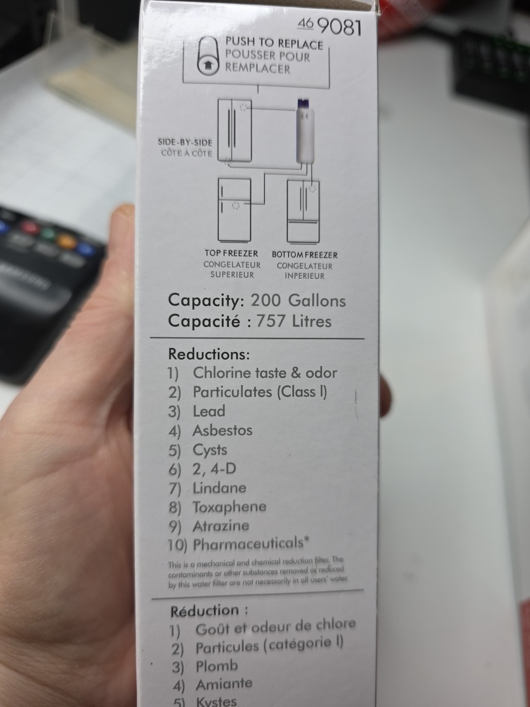 Kenmore 469081 Refrigerator Water Filter – White