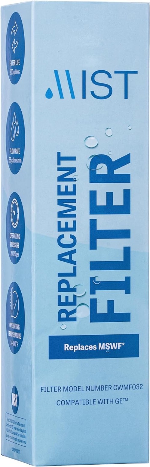 Carbon Fiber Water Filter Replacement for GE Models, 6 Pure Water, 1 Pack
