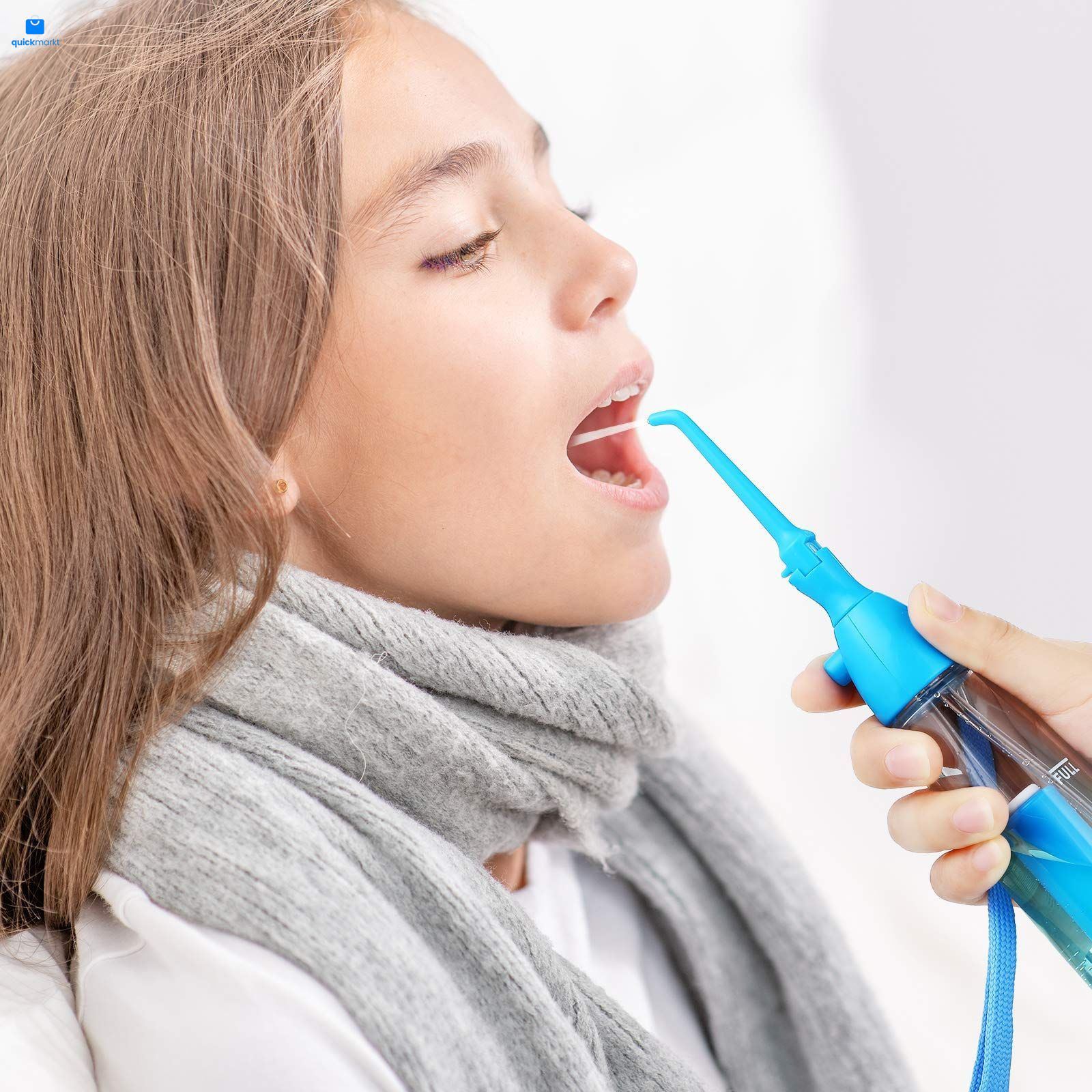 Water Dental Flosser for Teeth Oral Irrigator 1 Count (Pack of 1), Blue