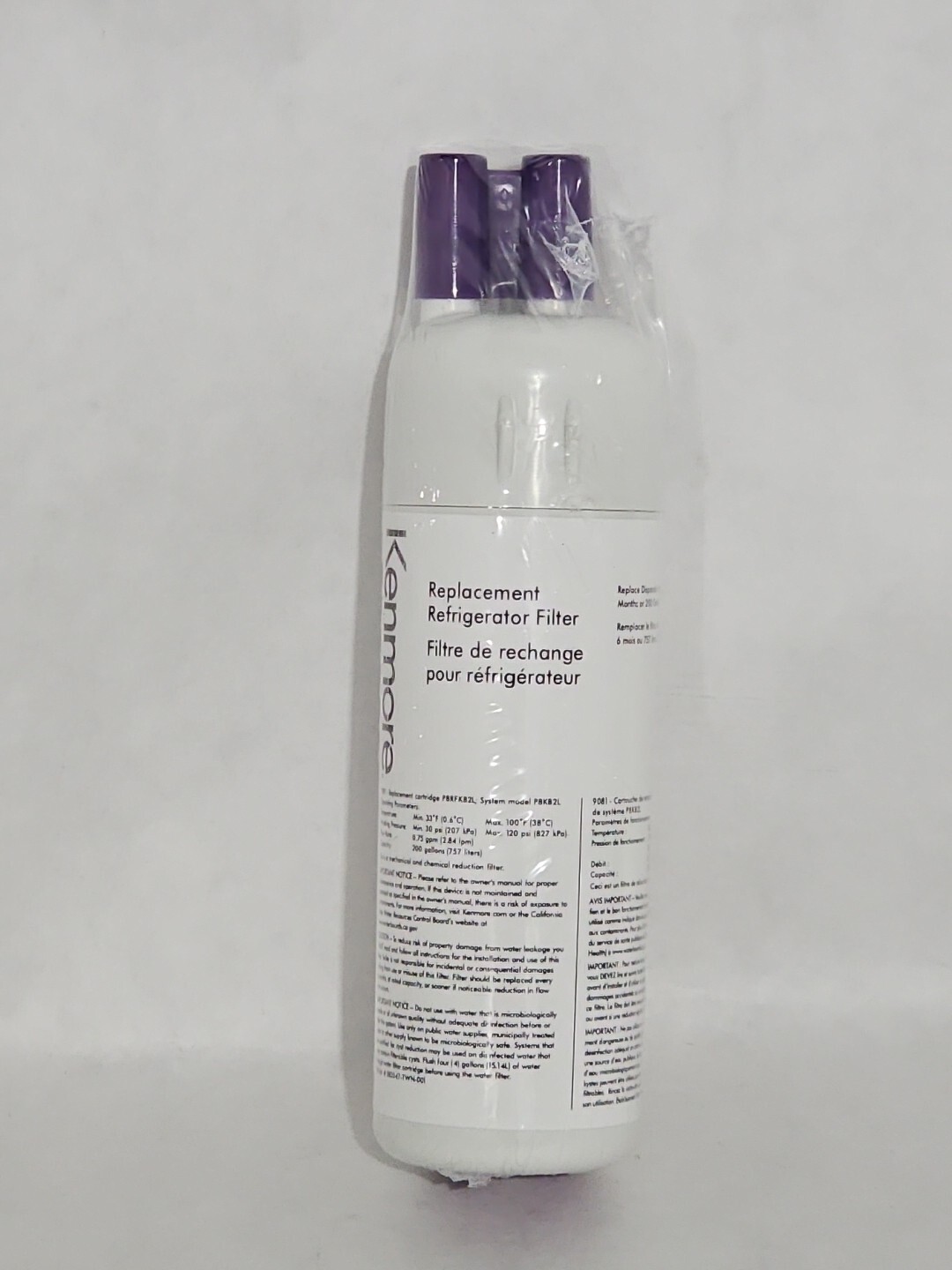 1 Kenmore 9081 469081 46-9930 Refrigerator Fresh Ice Water Filter