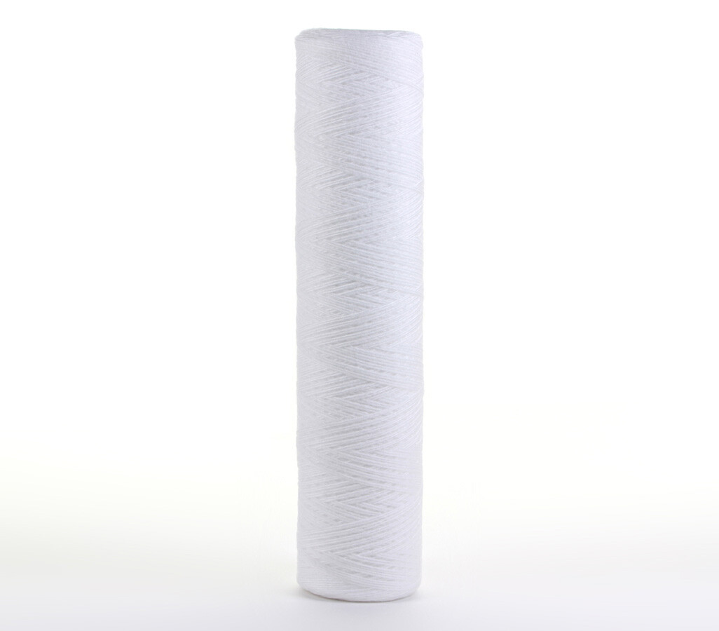 Sediment String Wound Water Filter Cartridge Whole House Commercial 10 μm BB 20″