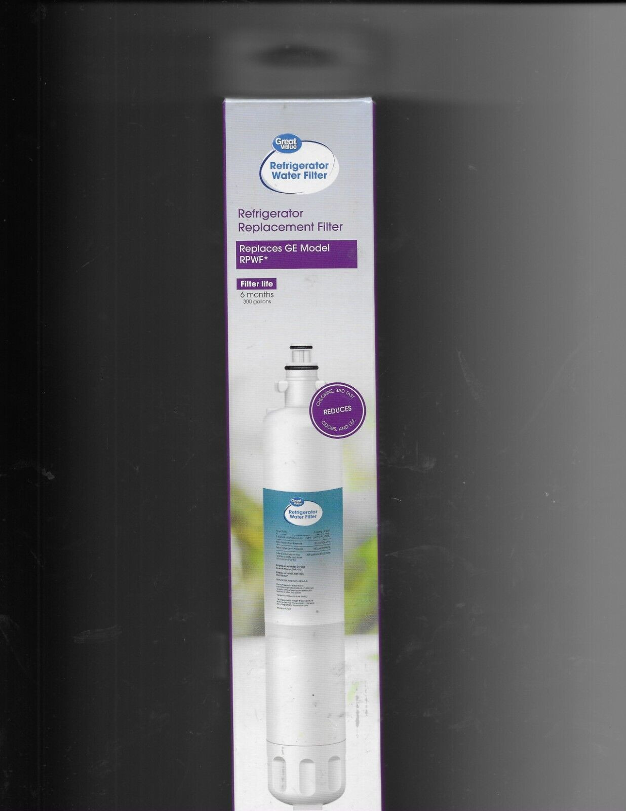 Great Value Replacement Refrigerator Water Filter GE RPWF Sealed NEW