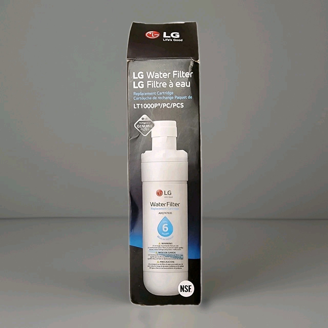 LG Water Filter LG LT1000P PN: ADQ747935 (6mth)