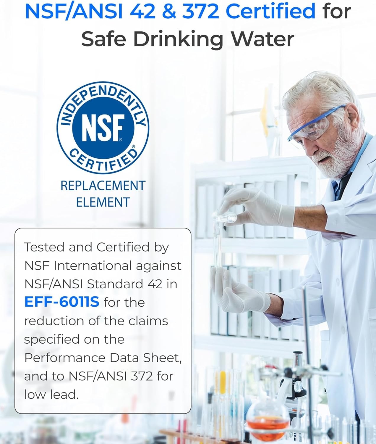 Waterdrop DA29-00003G Water Filter, Replacement for Samsung DA29-00003G,HAFCU1