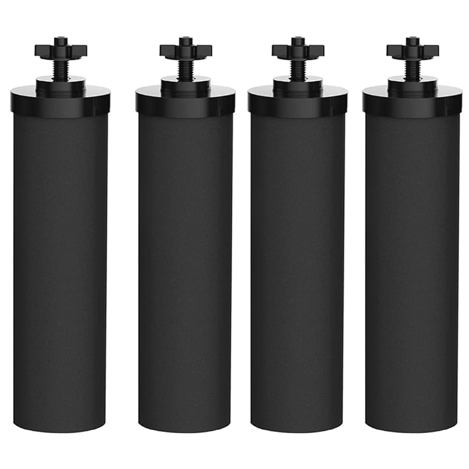 2 4 Packs Replacement Gravity System Filters BB9-2 Black For Berkey Water Filter