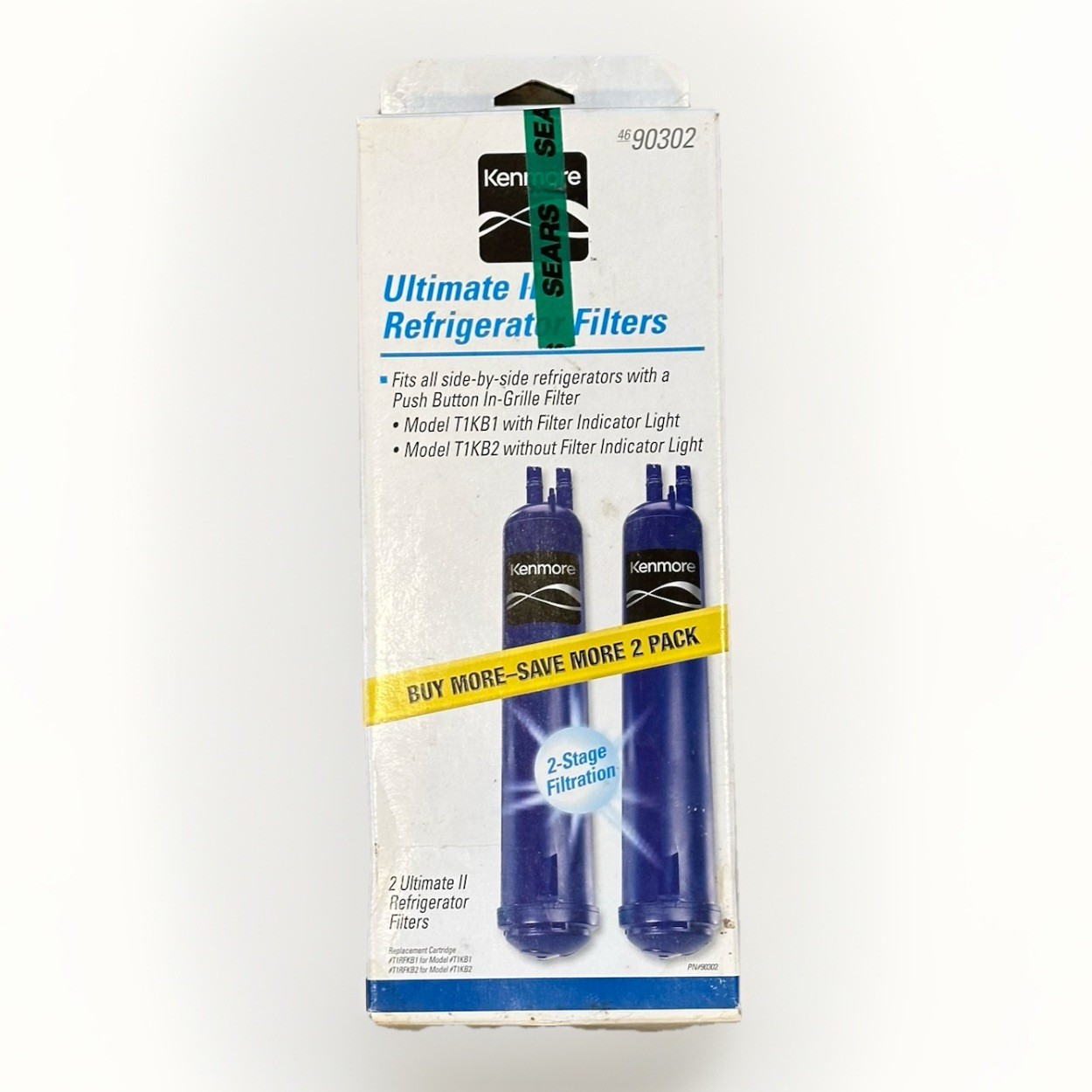 Kenmore Ultimate II Refrigerator Filters 46-9030 9030 Blue Pack of 2 Pur