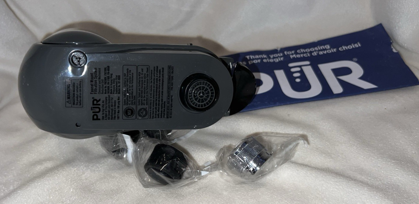 PUR PLUS Faucet Mount Water Filtration System, Gray – FM2500V NEW