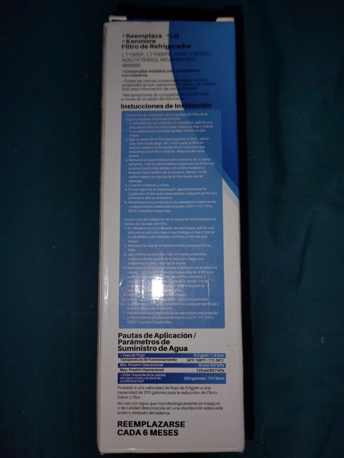 ICE PURE Replacement Water Filter RWF4700A 2 PK.