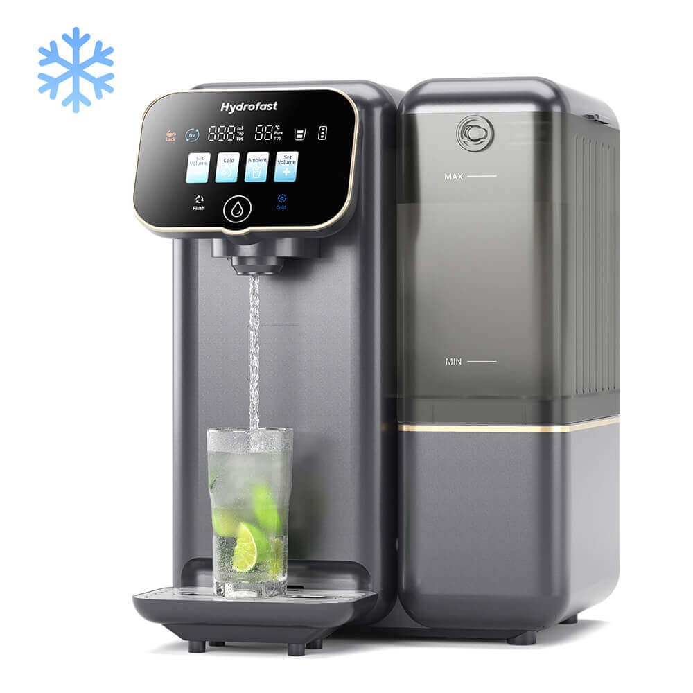 Hydrofast C100 Water Filters & 41-100.4°F Countertop Reverse Osmosis System,