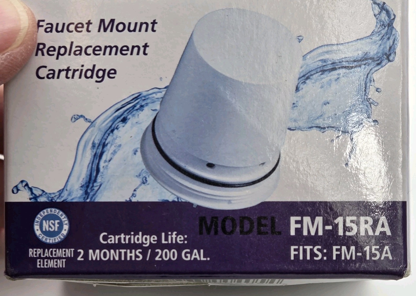 Culligan FM-15RA Replacement Water Filter Cartridge Advanced Filtration 200 Gal.