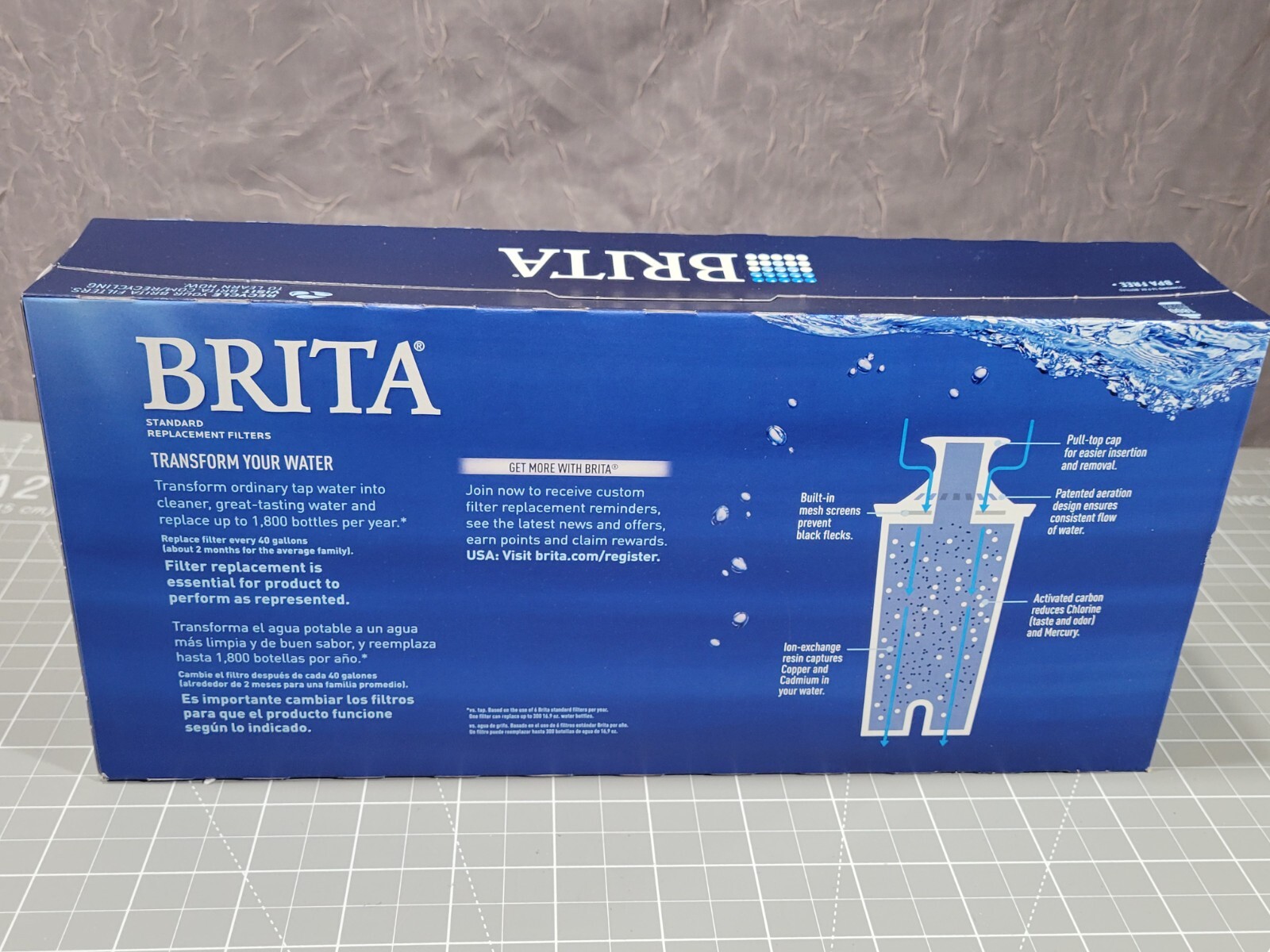 Brita Water Pitcher Replacement Filters 5-Pack in Box