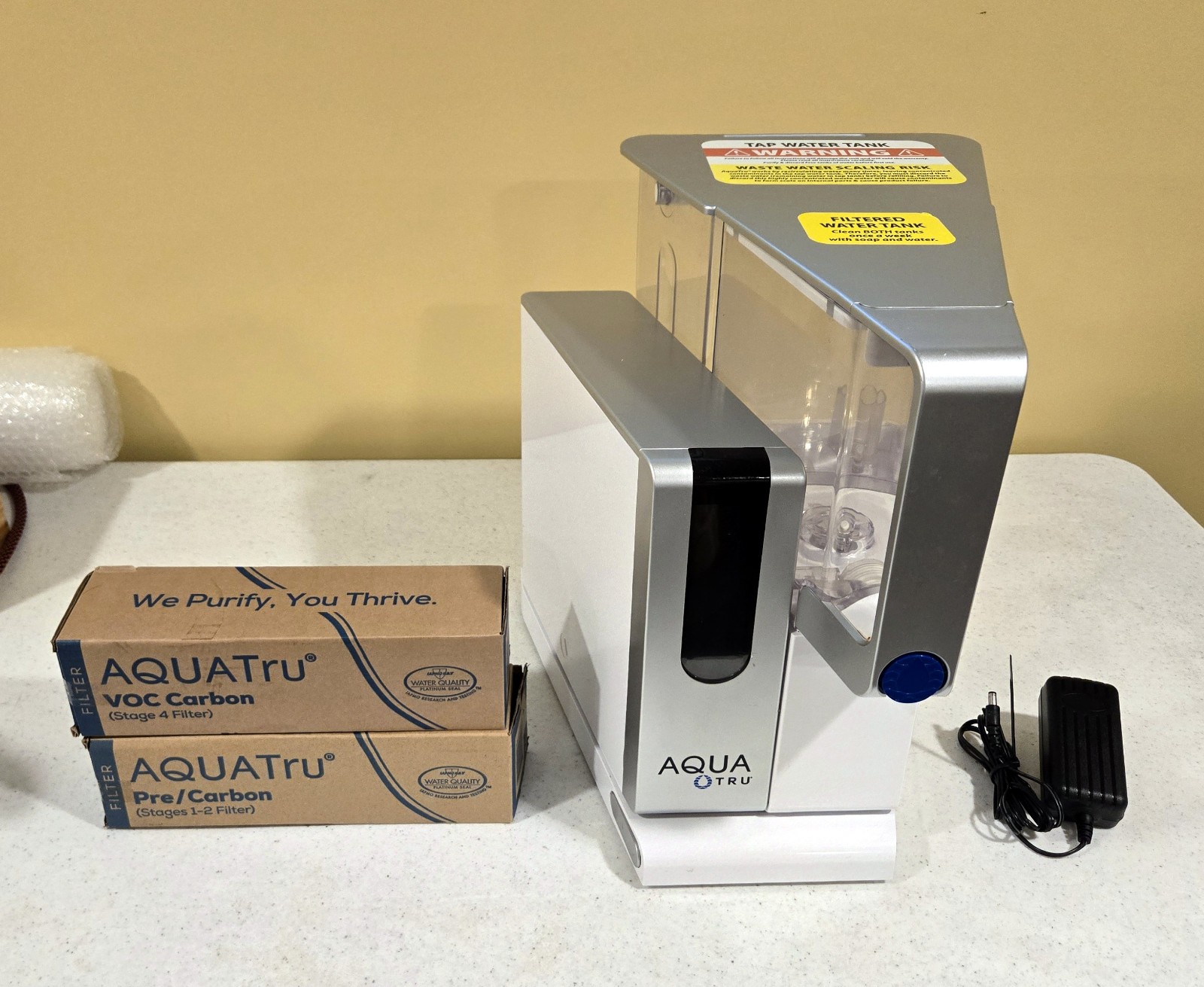 AquaTru Classic Reverse Osmosis Water Purifier System AT2010 with new Filters