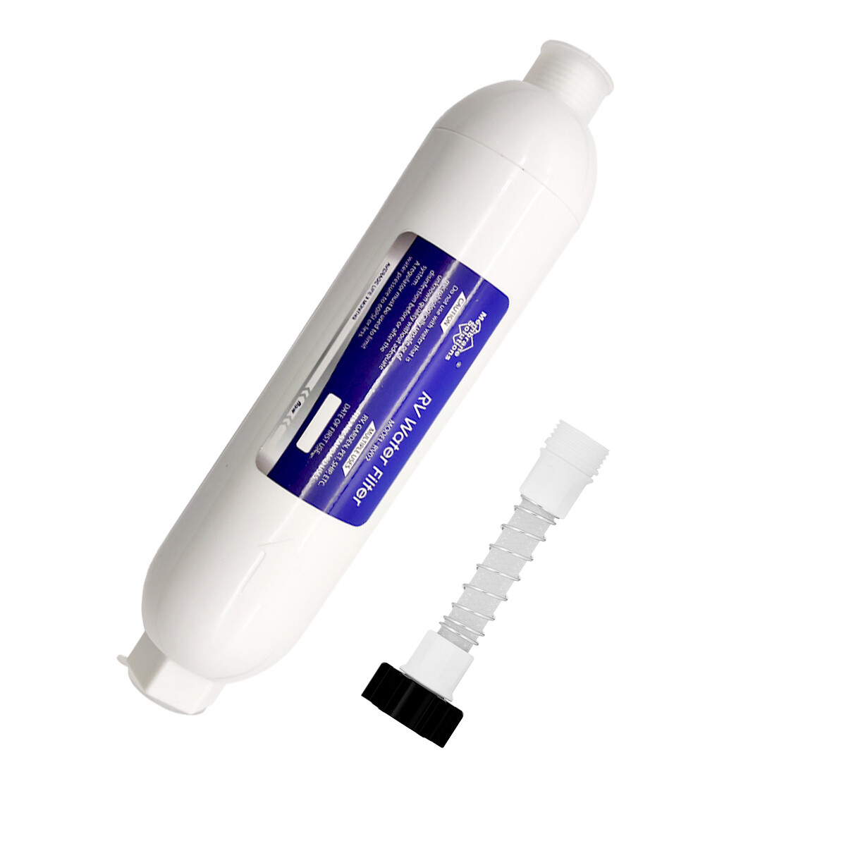 Camper Inline Water Filter System|Flexible Hose Protector,F Gardening Motorhome