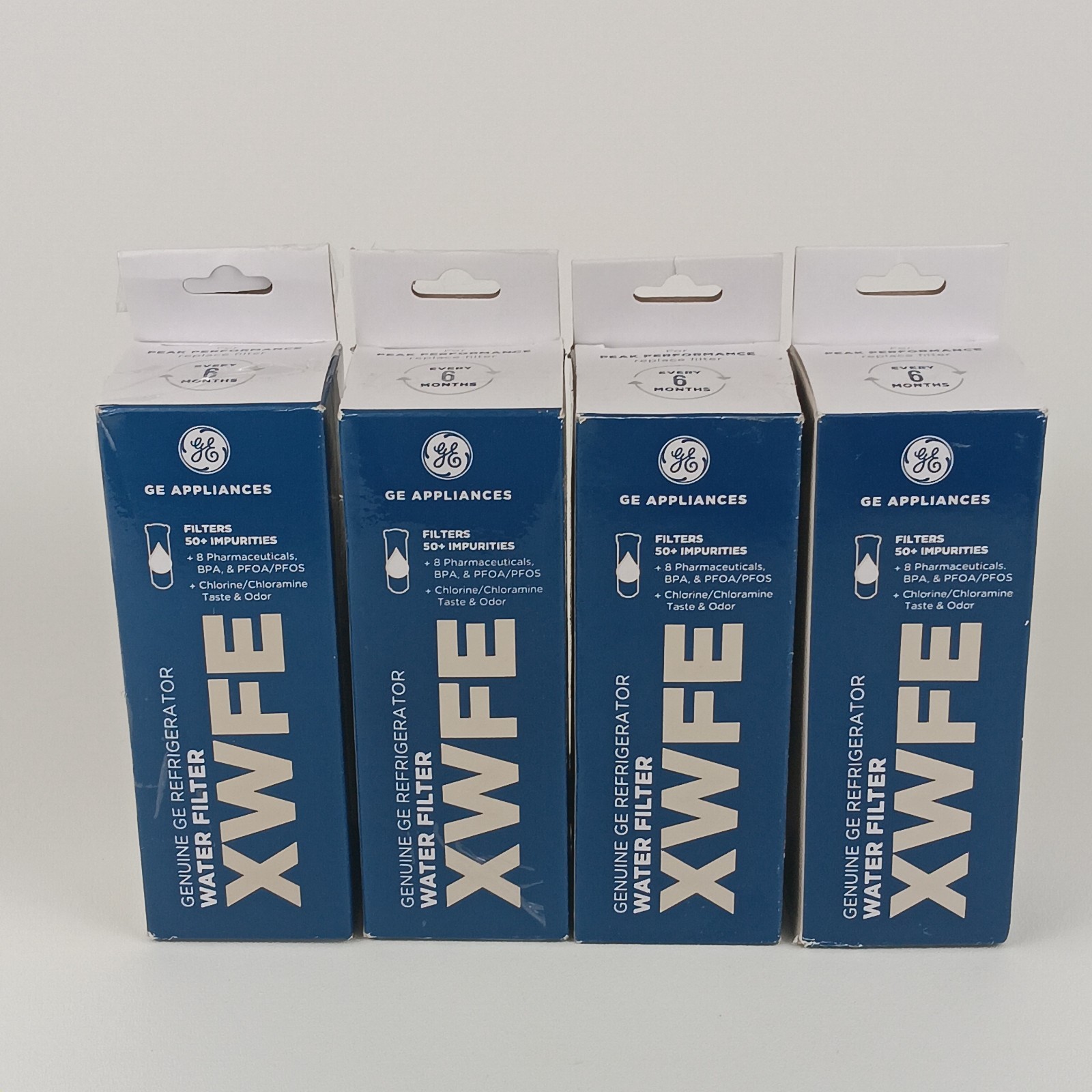 Lot of 4 GE Appliances Refrigerator Water Filter XWFE – FREE SHIPPING !