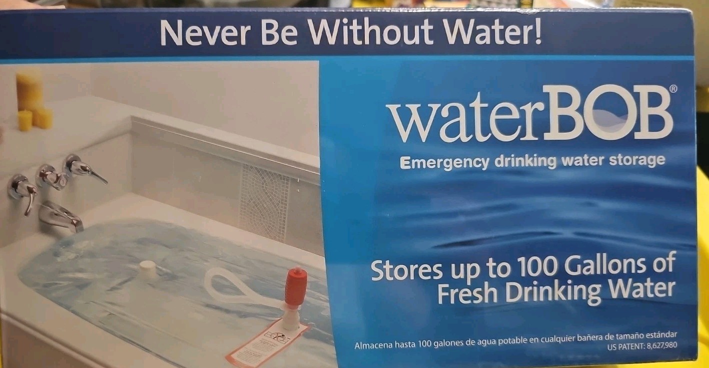 WATER BOB FRESH WATER RESERVE BPA-FREE New Unopened 100 Gallon Storage