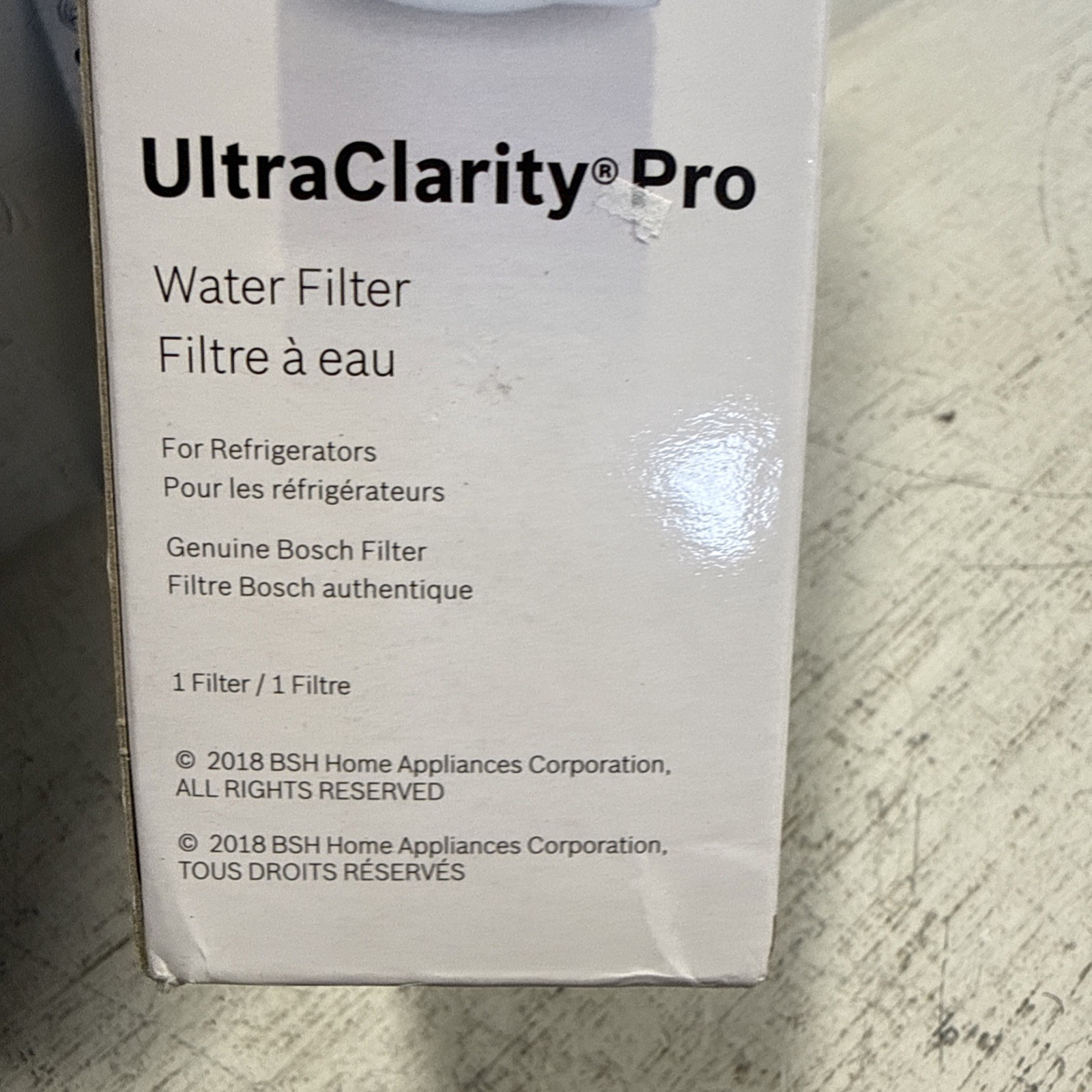 Bosch Ultra Clarity Pro 1 Pack BORPLFTR50 Water Filter Blue #WFS200MF/WFS210MF