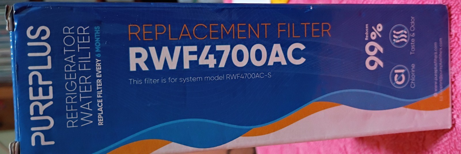 Refrigerator Water Filter: PUREPLUS RWF4700AC – Fit for LG, New In Box