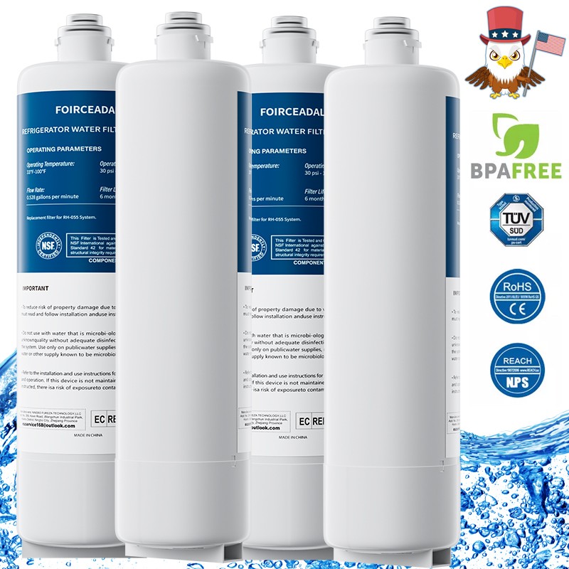 4-2pcs For Bosch Ultra Clarity Pro BORPLFTR55 Refrigerator Water Filter WFC100MF
