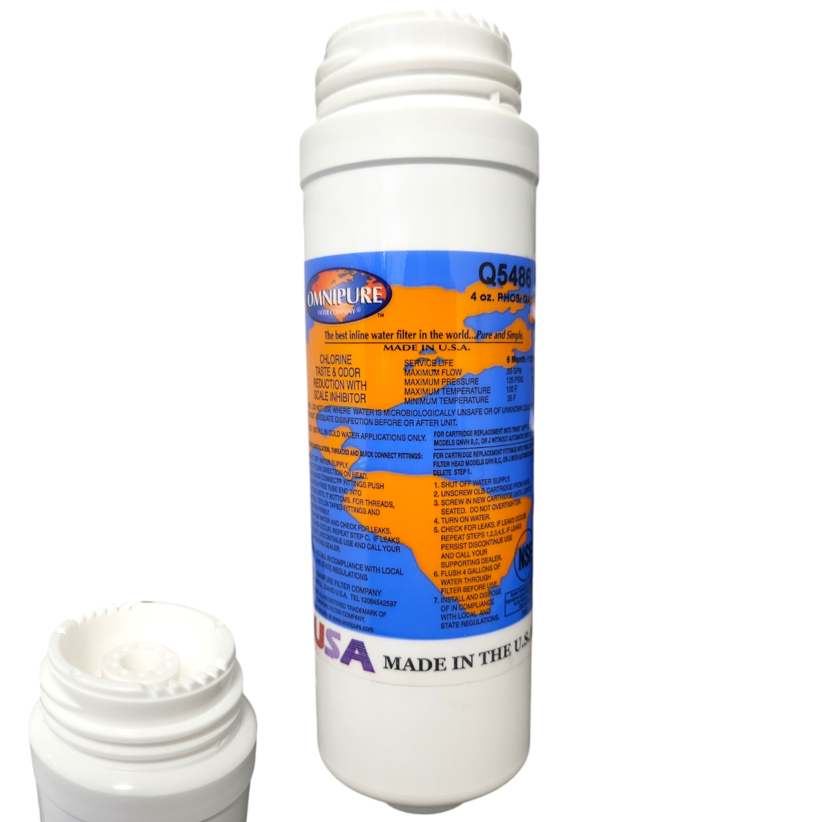 Omnipure Q5486 Granular Carbon Filter 10 M with Phosphate for Scale Inhibitor