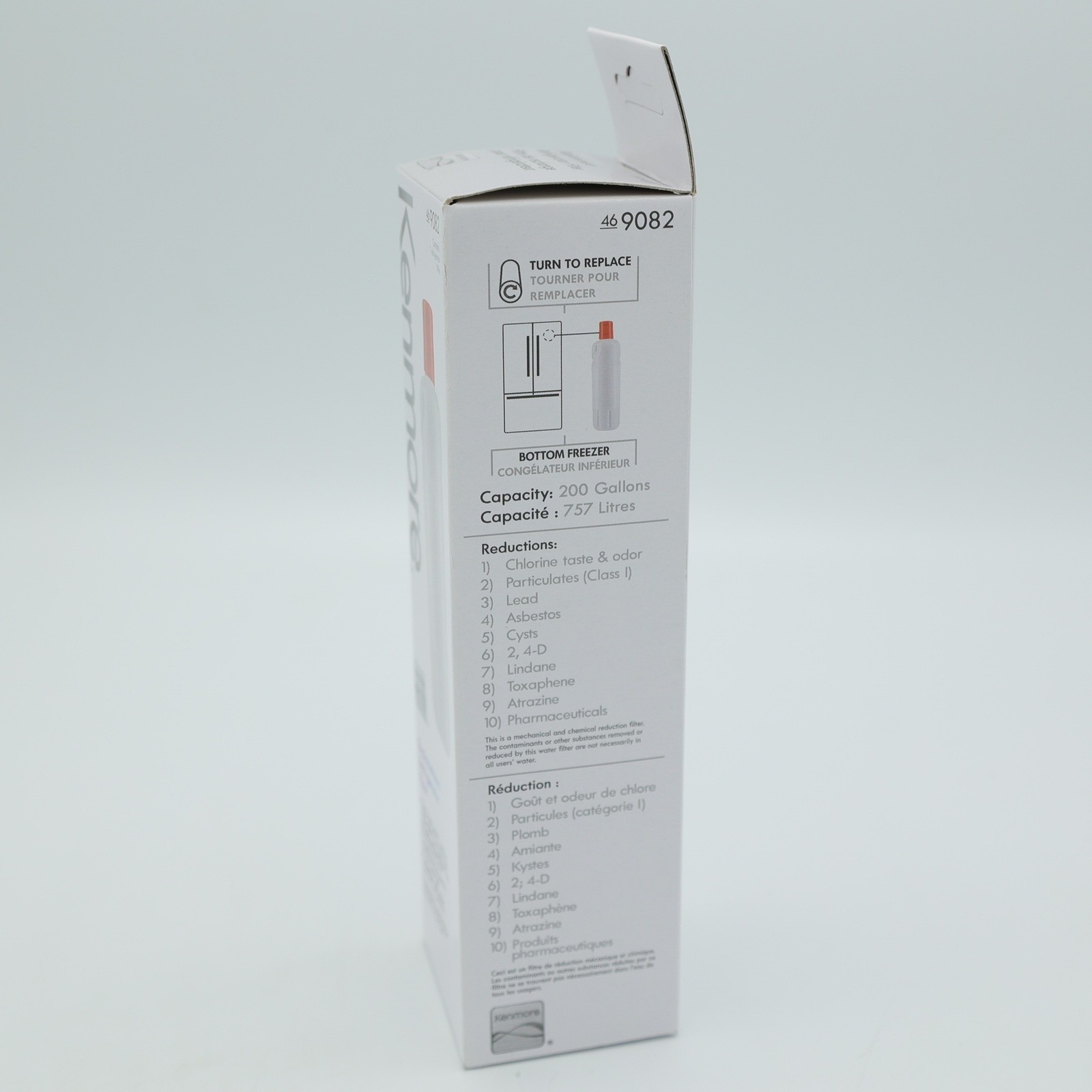Kenmore 46 9082 Replacement Refrigerator Water Filter 200 Gallon Bottom Freezer