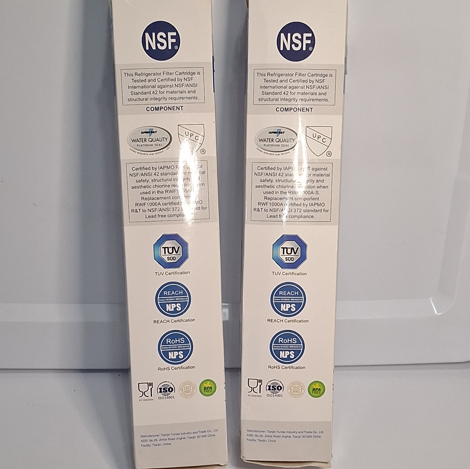 2 RWF1000A Refrigerator Water Filters For LG Kenmore LT600P 469990 5231JA2005A