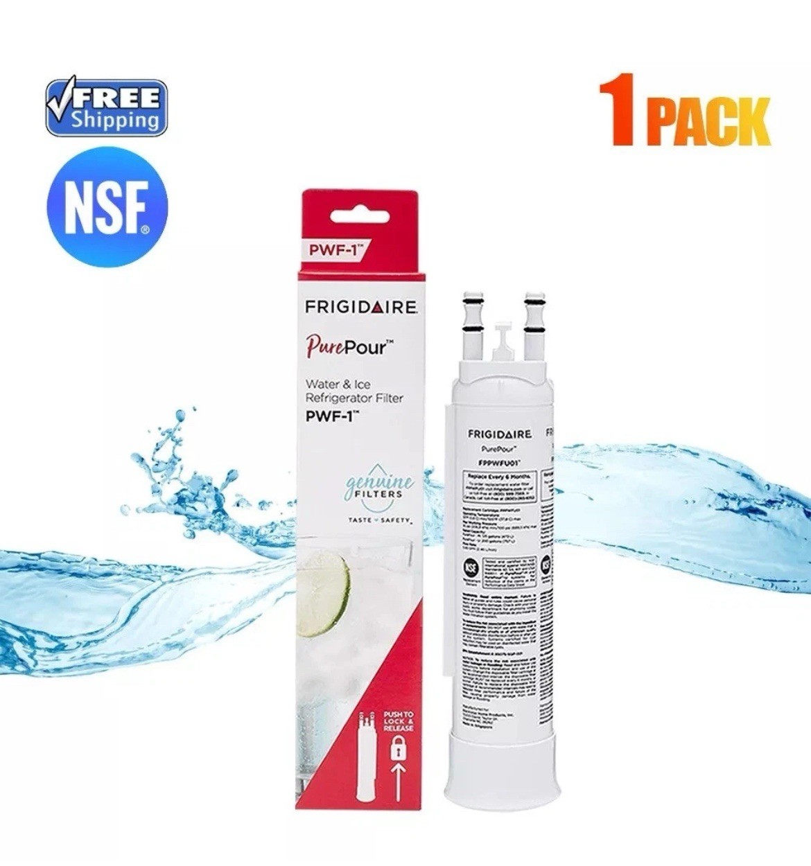 Frigidaire FPPWFU01 PurePour PWF-1 Water Filter