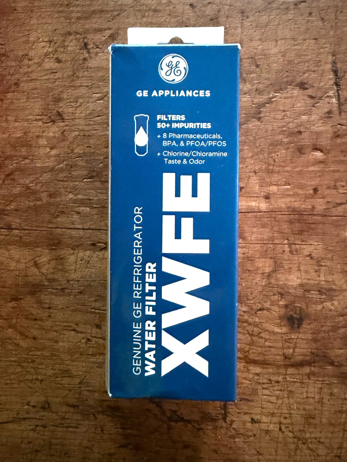GE XWFE Refrigerator Water Filter Genuine Replacement, SEALED NEW, (no-chip)
