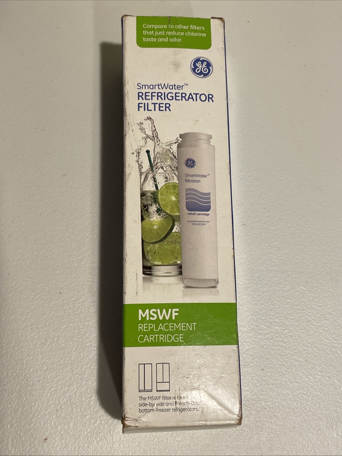 GE SmartWater MSWF Refrigerator Replacement Cartridge Water Filter