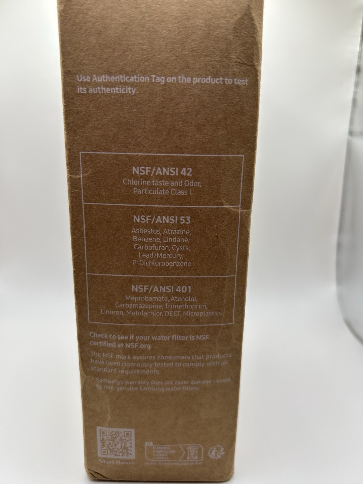 Samsung Genuine HAF-QIN/EXP DA97-17376B Refrigerator Water Filter 2 Pack OEM