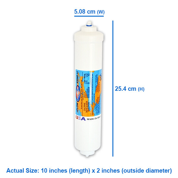 Omnipure CL10RO T33 Carbon 5 Micron Inline Water Filter -K2540 QUICK CONNECTION