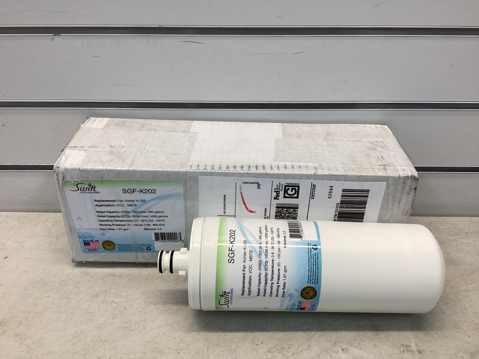 Swift Green Filters SGF-K202 Replacement Commercial Water Filter Cartridge