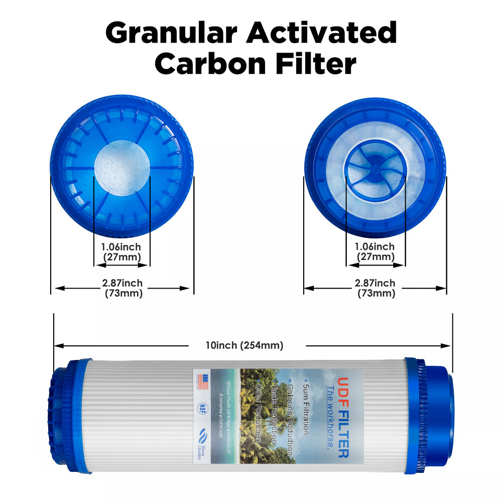 5 Stage Reverse Osmosis System Water Filter with 75GPD RO Membrane Multi-Set USA