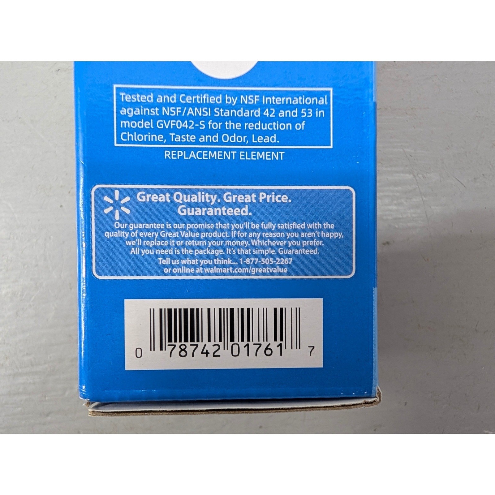 Great Value Refrigerator Filter GVF042 Replaces LG LT800P 6 Months 200 Gal NEW