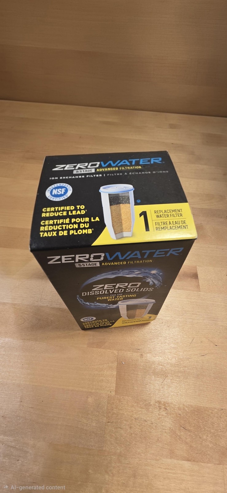 ZeroWater Brita Maxtra+ Replacement Water Filter 5 Stage White Plastic Cartridge