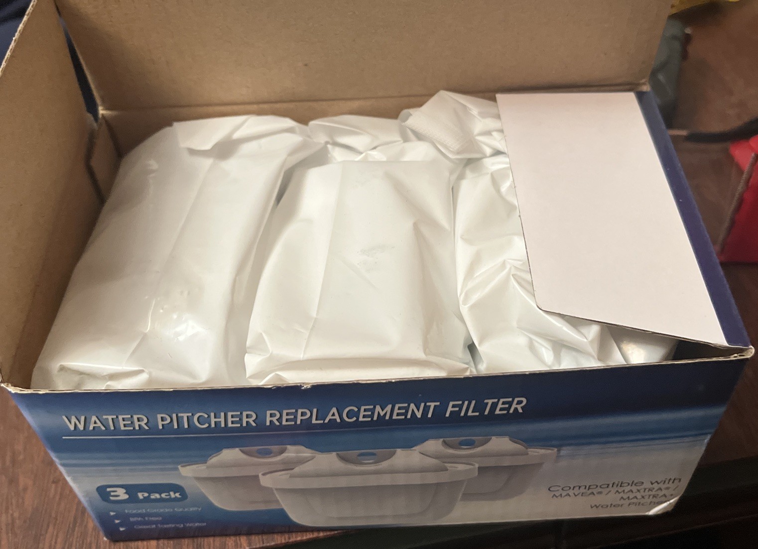 Three Pack Replacement Filters Compatible W/Mavea 1001122 Maxtra Pitchers NIB
