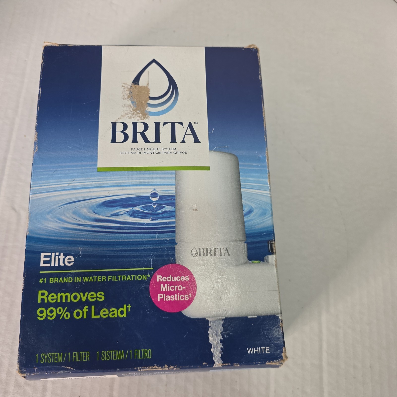 Brita 35214 Basic Tap Water Faucet Filtration System – White