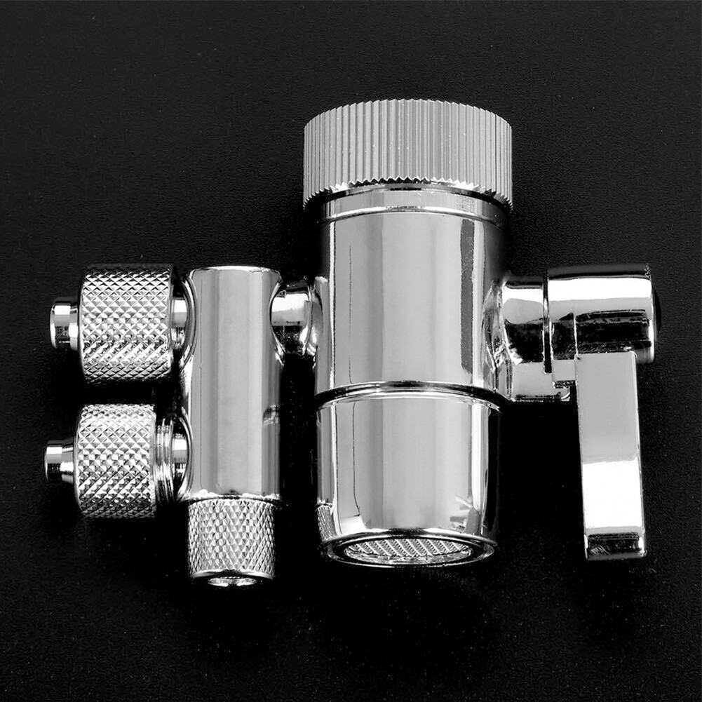 Water Filters purifiers Two Way Faucet Filter Diverter Valve 3/8in & 5/16in out