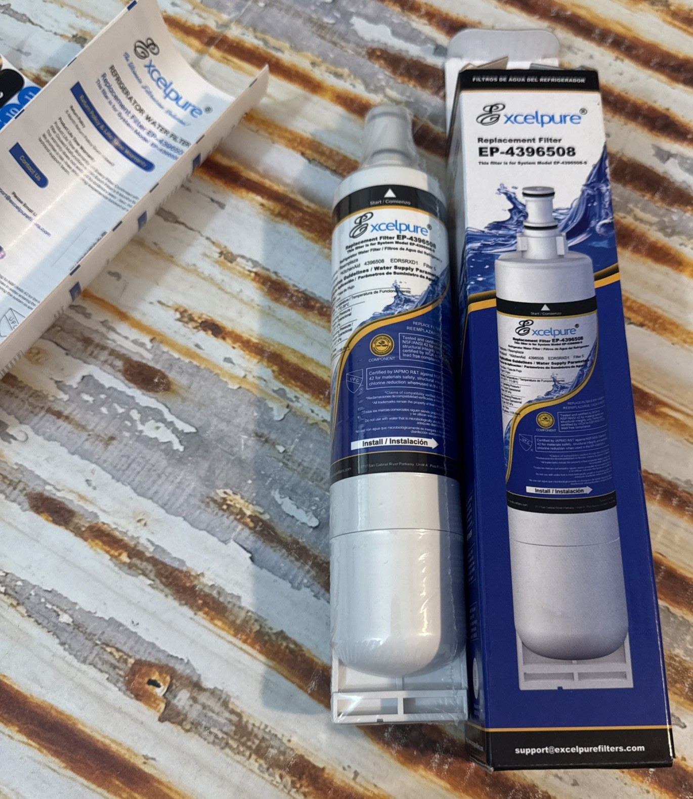 Excelpure Refrigerator Water Filter EP-4396508 Replace Every 6 Months NEW BuyNow