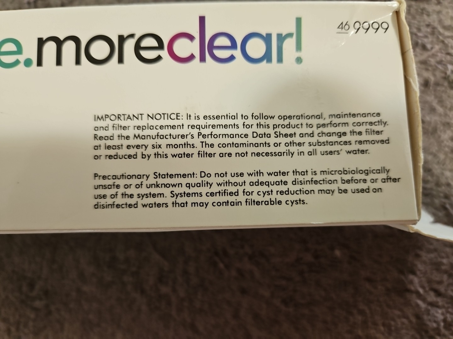 Kenmore Clear! 46 9999 Premium Refrigerator Filter – New & Sealed