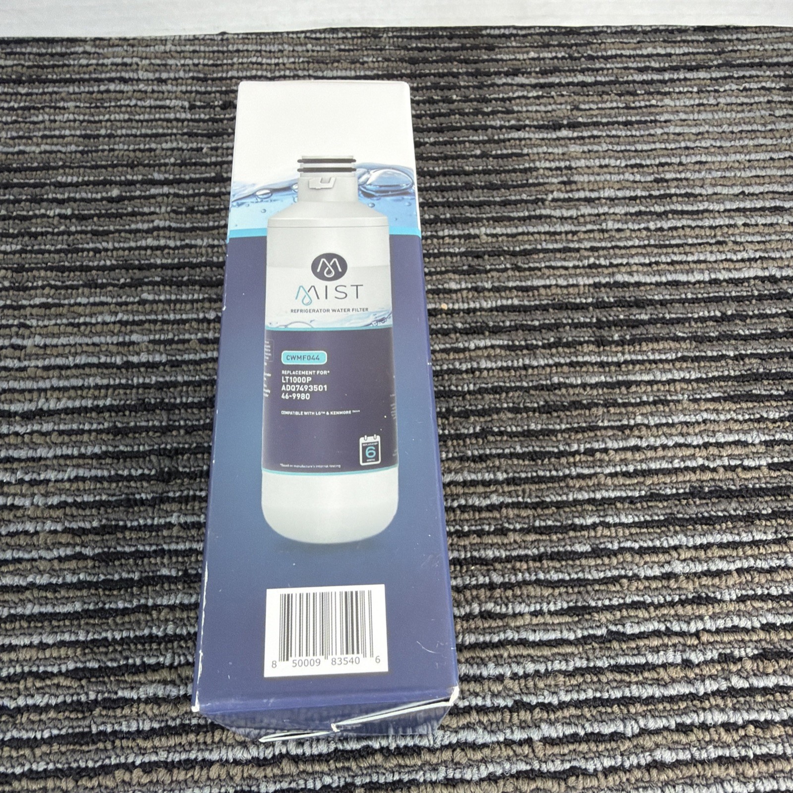 Mist LT1000P Water Filter Replacement, Compatible For LG Model CWMF044