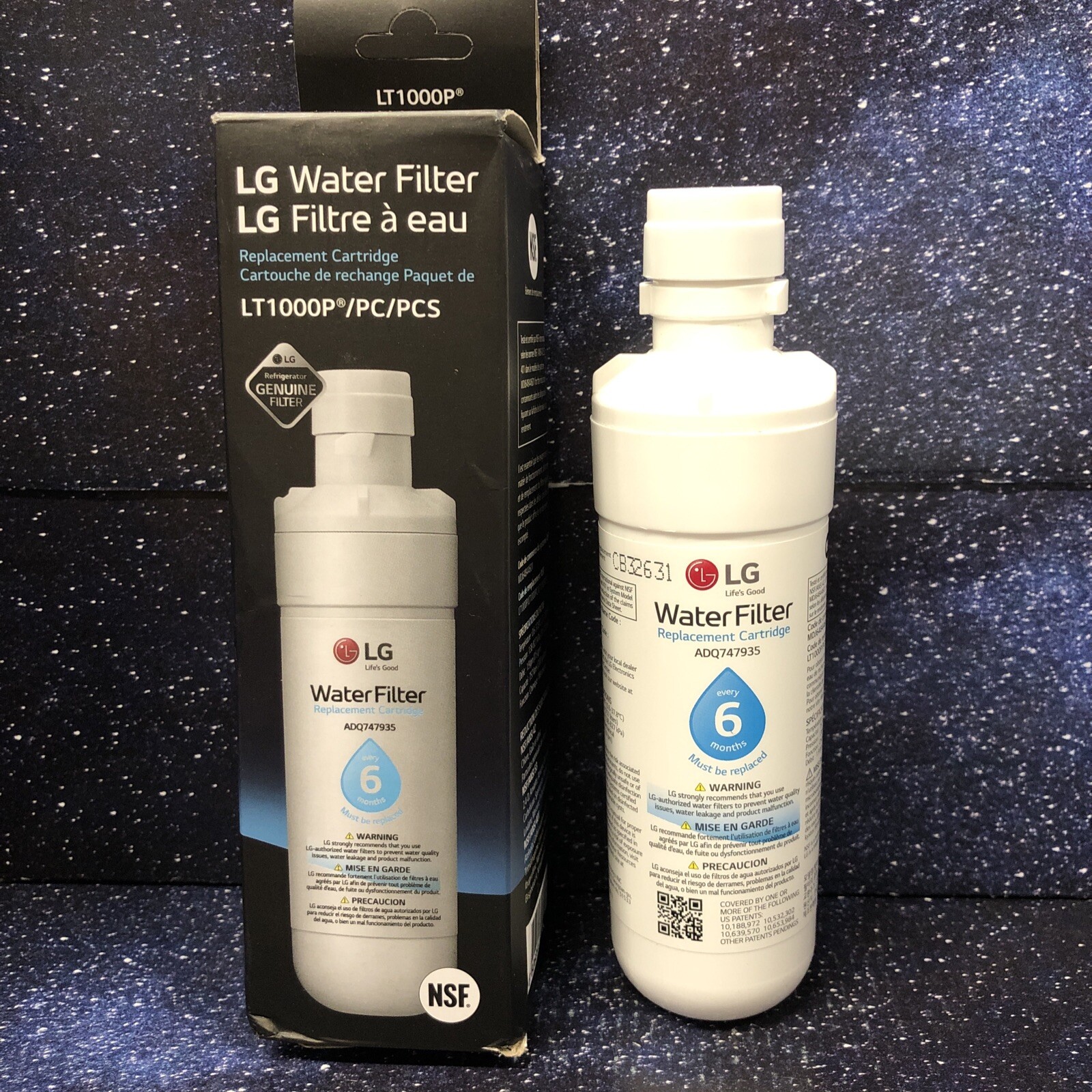 LG Ice and Water Filter LT1000P Open Box