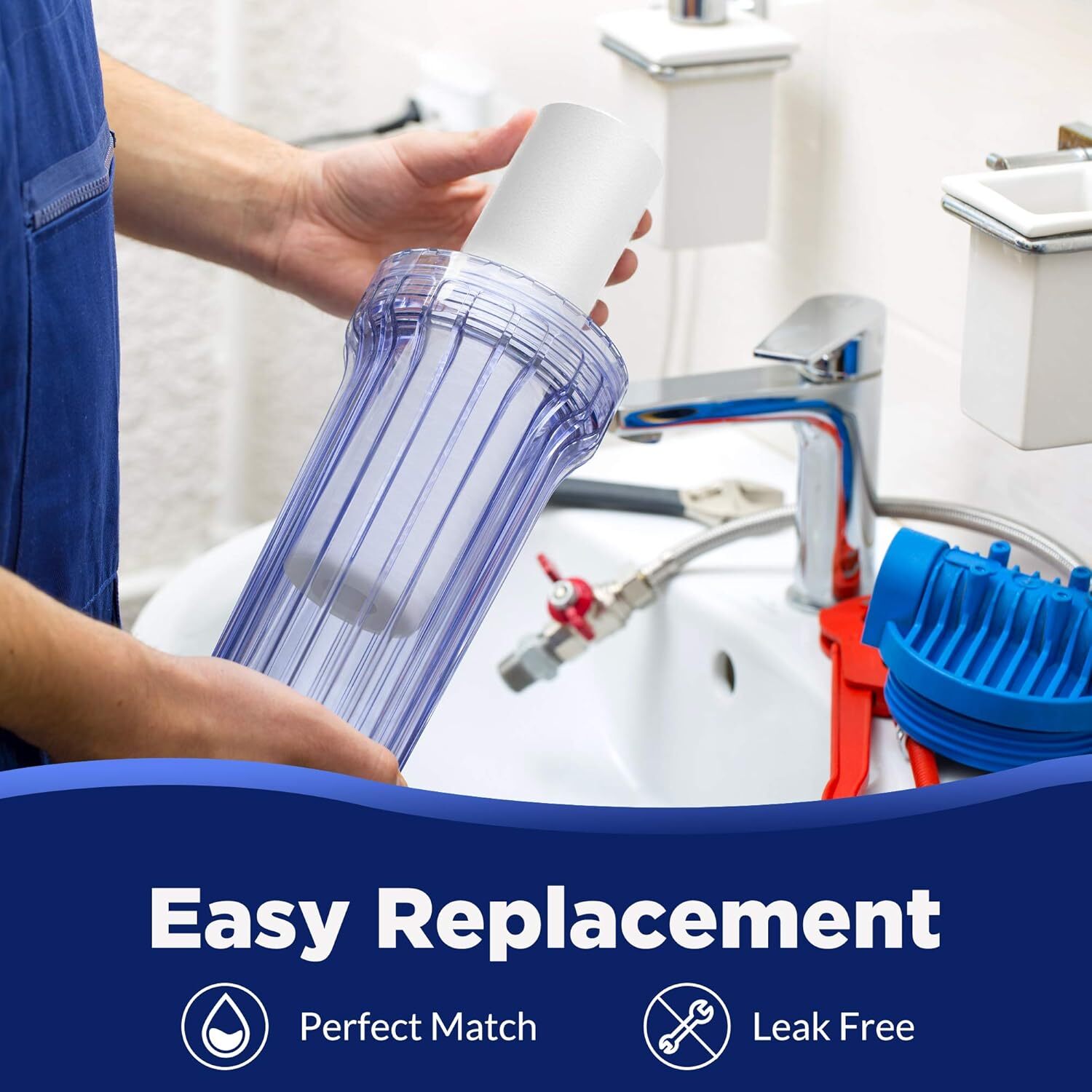 1-100 Pack 10″x2.5″ Whole House RO Sediment Water Filter Replacement Cartridges