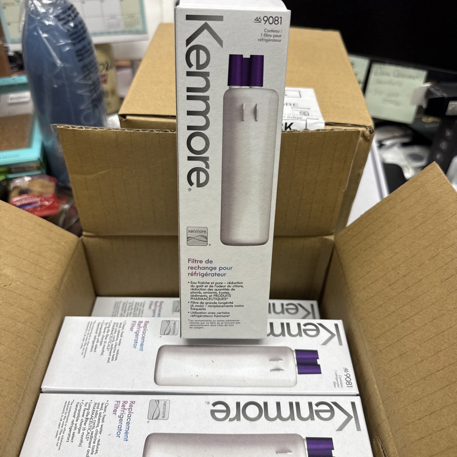 6 Pack Kenmore 9081 469081 Refrigerator Fresh Ice Water Filter Sealed