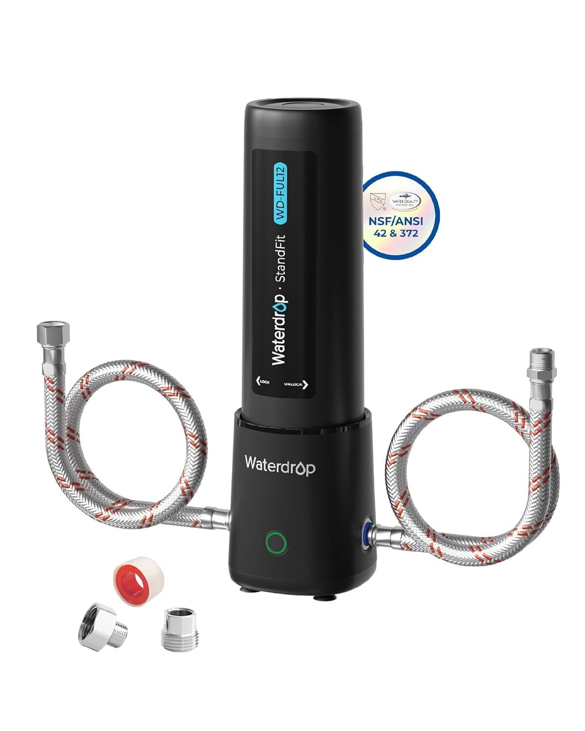 Waterdrop UL12A Under Sink Water Filter,NSF/ANSI 42 Certified, 11000 Gallons