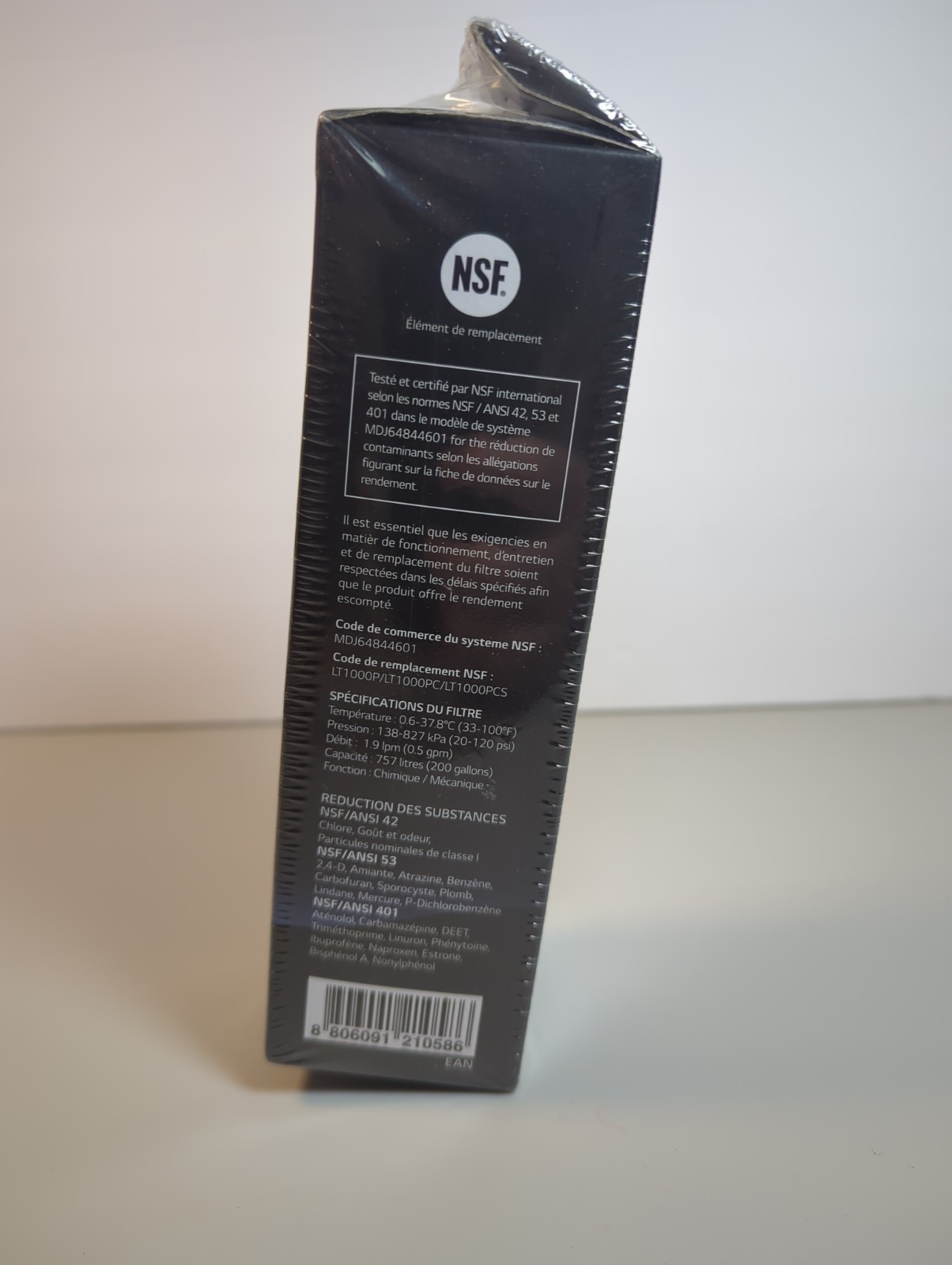 Genuine LG Water Filter Replacement Cartridge LT1000P/PC/PCS – New and Sealed!