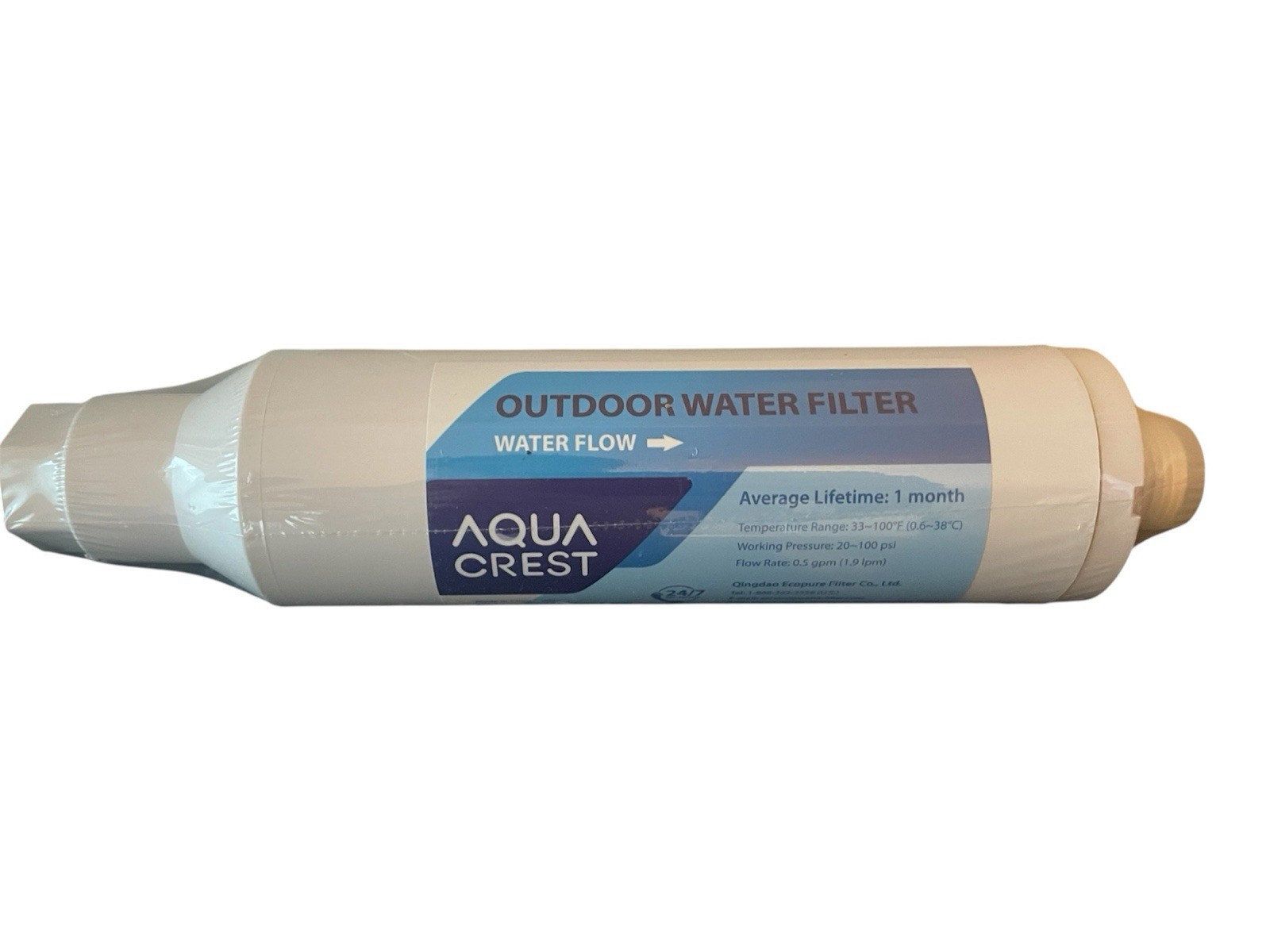 AquaCrest Aqua Optima Evolve Outdoor Water Filter White Plastic New