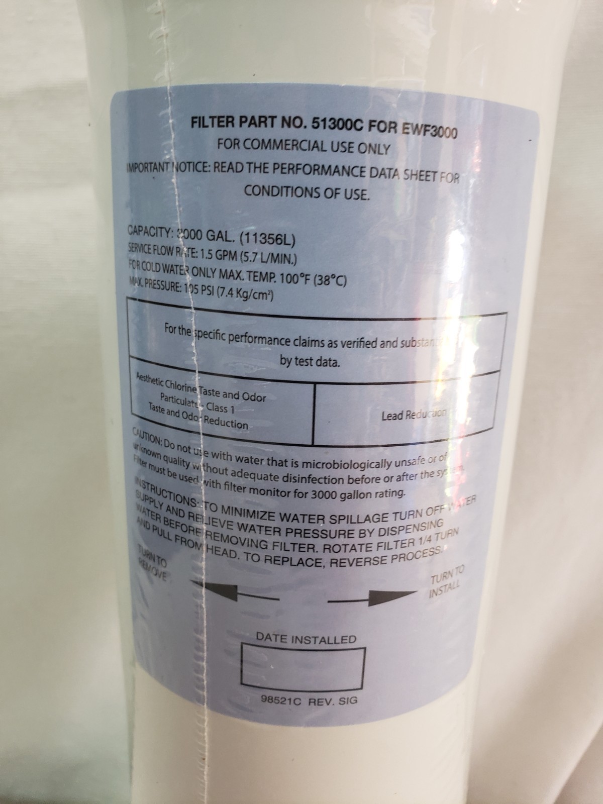 51300C Filters, Replacement for Elkay 51300C EWF3000 Filter, 2 Packs