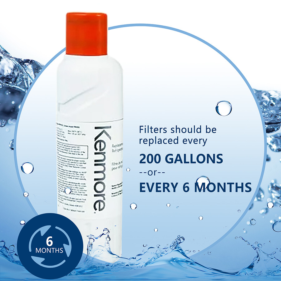 4 Pack Kenmore 9082 Replacement Refrigerator Water Filter for 469082 9903